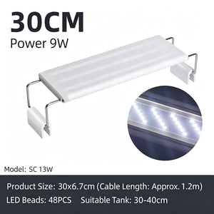 ไฟ LED ประหยัดพลังงานสำหรับตู้ปลา - โคมไฟหนีบสำหรับเต่าอาบแดด - Product Image 4