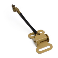 Boucle réglable tactique pivotante en aluminium haute pression de qualité supérieure 50x38mm pour sacs, idéale pour l'extérieur