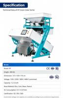 1. Machine de tri optique de haute précision pour céréales, riz, maïs, arachides et graines
