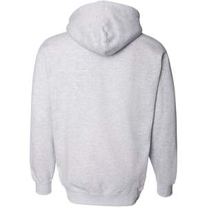 2025 <b>Men's</b> Hooded Pullover <b>Sweatshirt</b> Anti-Wrinkle Anti-Shrink Size XXS 6XL <b>Grey</b> Heather Screen Model IND4000 - Product Image 4