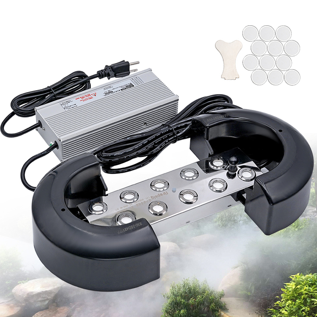 Widely Application Mist Maker 2/4/6/8/10 /12 Heads Ultrasonic Humidifier Atomizer Industrial Ultrasonic Fogger Mist Maker