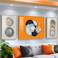 Décoration Moderne pour Bureau à Domicile, Art Mural Abstrait Géométrique Nordique de Luxe, Affiches et Impressions Contemporaines pour la Maison, Toile Art Déco