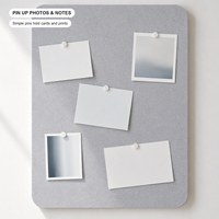 Papan Latar Belakang Stiker Dinding Felt Lepas Tempel Tanpa Bor, Alternatif Papan Pajangan Foto, Papan Buletin, Papan Gabus
