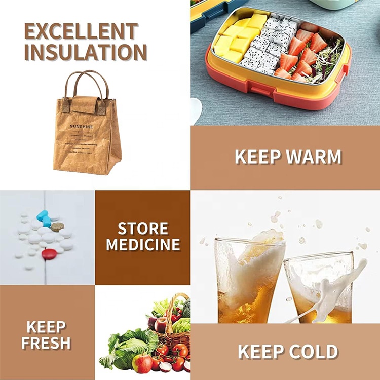 insulated kraft bag
