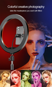 Diode électroluminescente de remplissage <span class=keywords><strong>RGB</strong></span> 10 13 14 18 21 pouces diode électroluminescente multicolore lumière annulaire souple mj26 <span class=keywords><strong>Mj33</strong></span> Mj45 Mj55 - Product Image 4