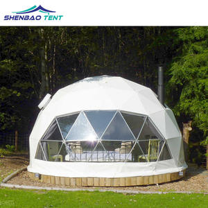 Geodetische Glamping Koepels Luxe Tent Voor Ontspannende Uitjes In De Natuur Combineren Comfort Stijl En Moderne Functies Koepeltenten - Product Image 3