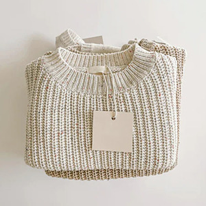 Organic Cotton Chunky <strong>Newborn</strong> Baby Girl Boy <strong>Knitted</strong> Sweaters <strong>Cardigan</strong> for 6-12 Months Babies - Product Image 2