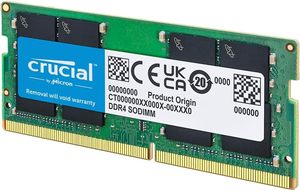 Crucial 32GB <span class=keywords><strong>DDR4</strong></span> Laptop <span class=keywords><strong>RAM</strong></span> 3200MHz Downclockable 2933/<span class=keywords><strong>2666MHz</strong></span> SODIMM 260-Pin CL22 13th Gen Intel Core AMD para Ryzen Stock - Product Image 6