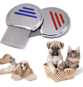 Pet Nit Comb Stainless Steel Metal Head Lice Comb