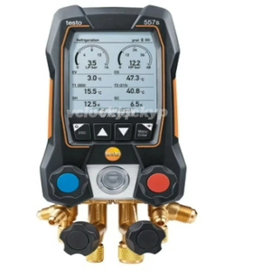 Testo 557s : Manomètre numérique de réfrigérant avec Bluetooth et bloc de vannes quatre voies (réfrigérant électronique) - Product Image 4