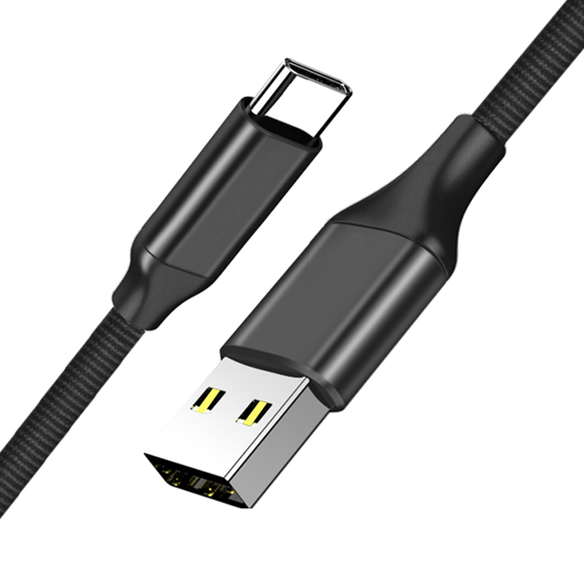 For iPhone Cable Nylon Braided Cord Fast Charging USB Type C Cable for iPhone Charger Cable 3M