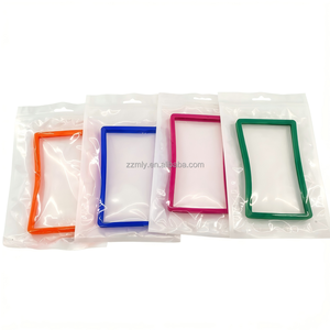 MILAIYOU Fashion Multi-Printing Rainbow <b>Glitter</b> Silicone Credit Card Case-Henan Origin Anti-Collision Soft Shockproof No Closure - Product Image 4