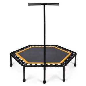 <span class=keywords><strong>Trampoline</strong></span> de fitness à cordes extensibles - <span class=keywords><strong>Trampoline</strong></span> pliable pour l'intérieur et l'extérieur, adapté à un usage familial - Product Image 2