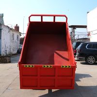 Hydraulischer Kipp-Minidumper, 4WD-Radkipper für Landwirtschaft & Werkstatt-Materialtransport