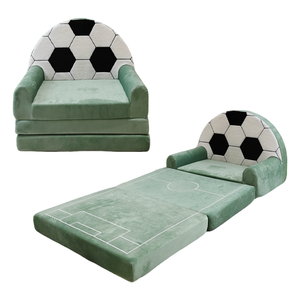 कारखाने कस्टम उच्च घनत्व स्पंज प्यारा सॉकर कपड़े आधुनिक तह कमरे के लिए आधुनिक तह कुर्सी सोफे - Product Image 3