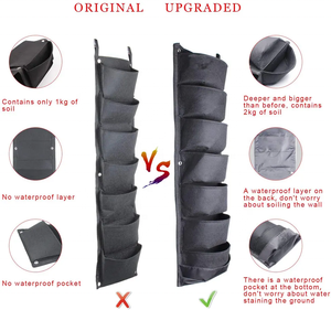 Bolsas de Cultivo para Jardín, Bolsas de Cultivo Verticales de Fieltro, Bolsas de Cultivo para Jardín Vertical, Bolsas de Cultivo de Pared - Product Image 5