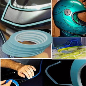 High Temperature <strong>Low</strong> <strong>Tack</strong> Blue PVC Fine Line Painter <strong>Tape</strong> for Automotive Car Easy Removal Trim Thin Finishing Masking - Product Image 6