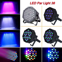 Projecteurs mobiles U'King 36 LED RGB DMX IP44 pour scène, DJ et discothèque