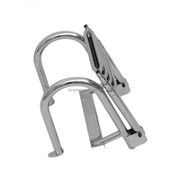 Herrajes marinos de alta calidad, pasamanos plegable oculto de acero inoxidable 316, escalera colgante telescópica, acero inoxidable 316
