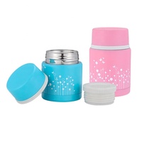 Vente en gros de gobelets isothermes modernes de 500 ml à double paroi en acier inoxydable 304 sans BPA, écologiques et portables / Thermos à soupe 12-24