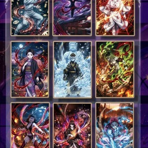 Cartes de collection Anime Doujin Pigu <span class=keywords><strong>Studio</strong></span> Demon Slayer <span class=keywords><strong>Kimetsu</strong></span> Splendid Color Ink Cards Infinity Castle Demoned Slayer Corps - Product Image 4