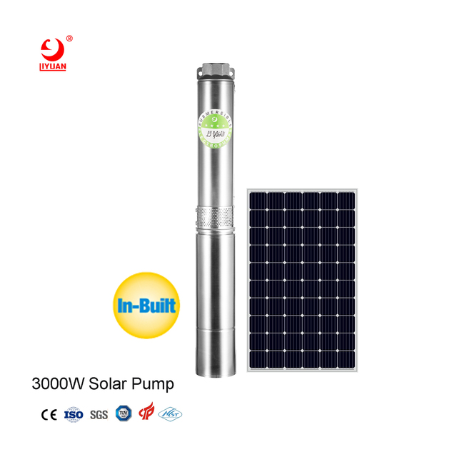3000W 150-380V DC Submersible Pump Without Controller Deep Well Water Pump Solar Pump Inbuilt Controller
