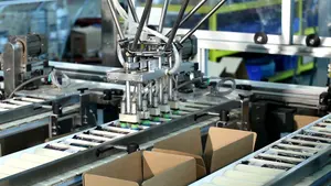 Sacs pochettes Sachets Delta Arm Spider <span class=keywords><strong>Robot</strong></span> Carton Packer Industrial Delta <span class=keywords><strong>Robot</strong></span> Arm Boxing Case Packer Machine - Product Image 5