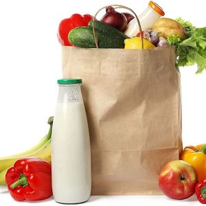 Sacs en papier fantaisie personnalisables avec votre propre logo, largement utilisés, recyclables, avec poignées torsadées, pour la promotion - Product Image 2