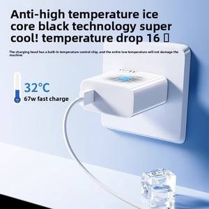 Cargador Turbo de 120W Adaptador de Corriente USB <span class=keywords><strong>Carga</strong></span> Rápida Cable de Datos Tipo C de 6A Adaptador de Viaje para Xiaomi 15 14 Ultra <span class=keywords><strong>Redmi</strong></span> K80 K70 Pro - Product Image 3