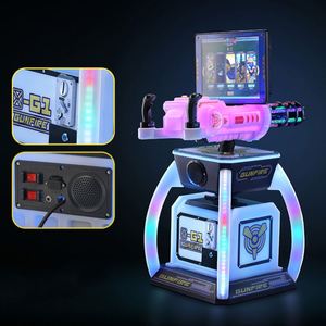 Factory Direct Sales New Vr Outdoor Coin Operated Gatling Double Tap Games Console Large Screen Kiddie Rides - Product Image 1