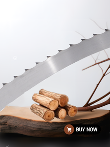 Pisau Gergaji Pita Temper Berkualitas Tinggi untuk Pemotongan Kayu Pabrik Gergaji Pita Pemotong Gulungan Gergaji Pita dengan Gigi yang Diperkeras - Product Image 4