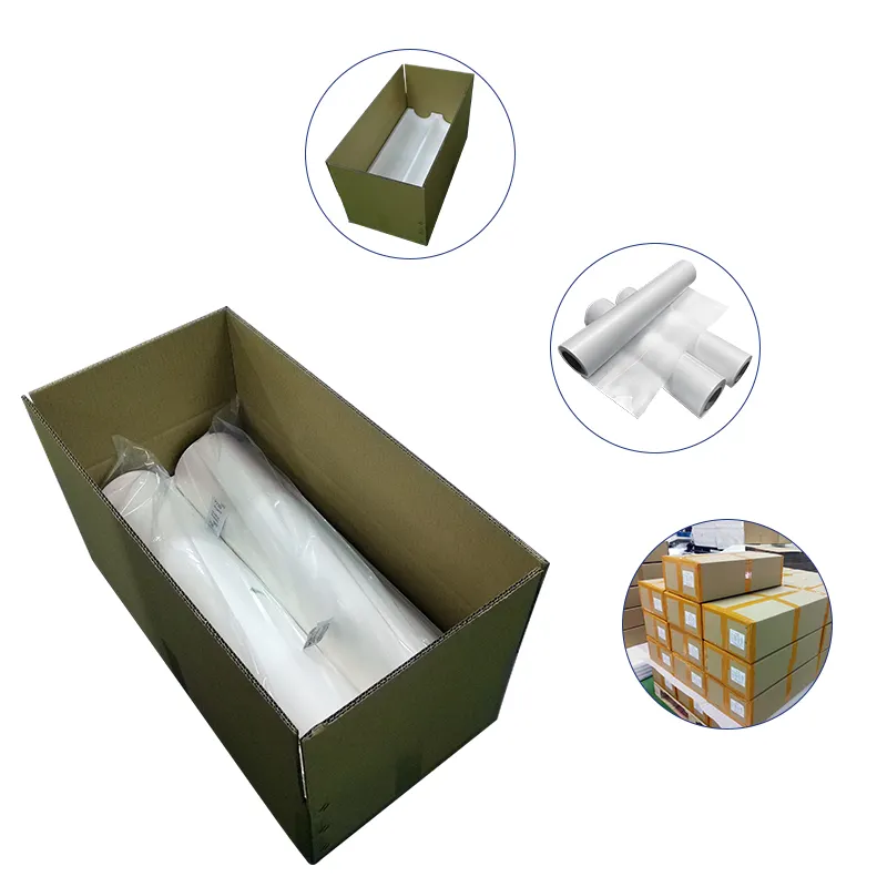 Hot Sales Hot Peel Matte PET Film Double Side 30 33*100m DTF PET Film Roll For Transfer Heat Digital Printing