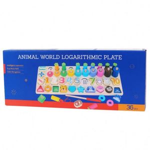 Juguete Educativo Montessori 4 en 1 con Forma de Animales, Tablero de Actividades Sensoriales, Juguete de Pesca de Madera para Niños y Niñas - Product Image 6