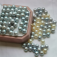 Perles d'eau de mer naturelles Akoya, perles lâches, pièce unique, véritable plume de Mado, or royal, pour boucles d'oreilles, pendentifs, bagues, ornements d'oreille DIY