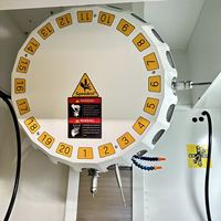 Leyo U200 350mm Máquina CNC VMC de 5 Ejes, Centro de Mecanizado Vertical, Fresadora CNC para Metal, Estilo Fanuc Robodrill
