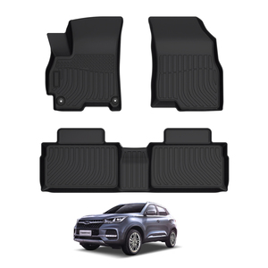 Ensemble complet de tapis 3D en TPE tapis de voiture tout temps tapis de sol pour Chery Tiggo 2/3X/5X/3 4 7 8 <span class=keywords><strong>Pro</strong></span> accessoires tapis de sol - Product Image 2