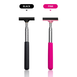 Brosse télescopique de nettoyage pour rétroviseur de voiture Brosse d'essuie-glace à main 98cm Outil de nettoyage à long manche Nettoyeur de brouillard pour rétroviseur - Product Image 5