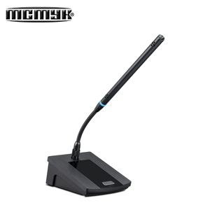 Microphone Col de Cygne Cardioïde Filaire 48V avec Connecteur XLR en Métal et Plastique pour Conférence, Réduction du Bruit, Discours de Bureau et Diffusion de Nouvelles - Product Image 2