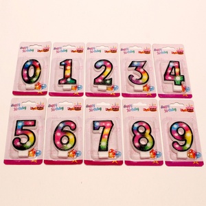 Velas de Cumpleaños con Número y Chispas para Niño y Niña, Decoración de Pastel de Cumpleaños, Vela Brillante para Pastel - Product Image 4