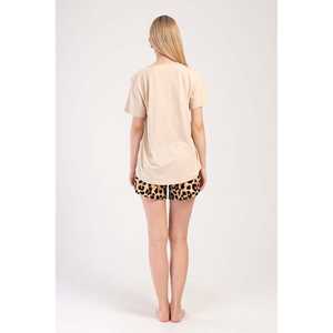 Traje de Chaqueta Ovalada de Manga Corta con Cuello Redondo para Mujer, Talla XXL - Product Image 1