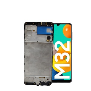 Repuesto Original para Samsung Galaxy M32/M325, Pantalla OLED LCD para Teléfono Móvil, 1 Año de Garantía, Ensamblaje con Marco y Paquete de Servicio - Product Image 1