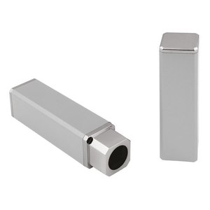 Boîte de rangement en aluminium carrée argentée, conteneur décoratif - Product Image 3