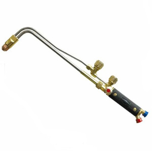 Torche de découpe H01 à 2 injecteurs, type P3N, plaquée cuivre, à interrupteur unique, pour oxygène, acétylène, propane - Product Image 5