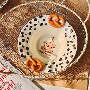 Lelyi - Plato de Cerámica Ecológico con Diseño de Gato Leopardo, Tazón para Arroz, Tazón para Yogur, Regreso a Clases - Product Image 5