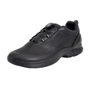Unisex Automatic Buckle Running Shoes <b>Black</b> Breathable Mesh Lightweight Training Hiking Shoes <b>Low</b> <b>Heel</b> Non Slip - Product Image 5