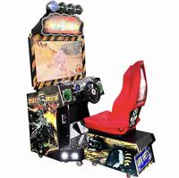 Machine de jeu d'arcade de course pour enfants en métal, à monnayeur, avec accepteur de billets, simulateur de conduite 32 pouces pour salles d'arcade intérieures