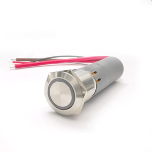 Interruptores de Botão de Pressão em Aço Inoxidável 316L para Iate e Barco com Fusível 5A 10A 20A - Product Image 1
