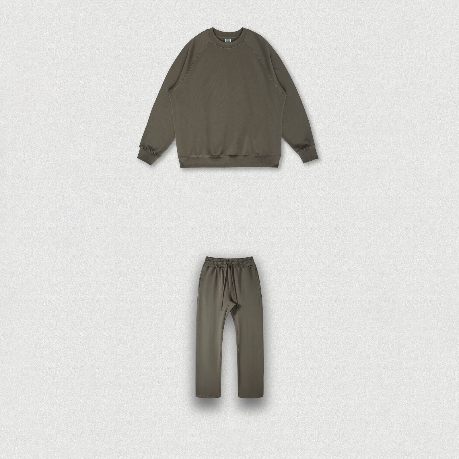 Col rond gris marron