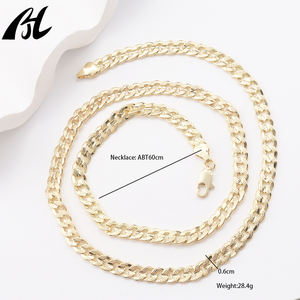 שרשרת תליון סיטוני תכשיטים בהתאמה אישית שרשרת פיגרו <span class=keywords><strong>14k</strong></span> דה ורו laminado cades laminado 18 קארט מצופה זהב - Product Image 2