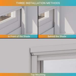 Venta al por mayor 100% Blackout PVC Light Blocker Blackout Side Tracks Side Strips para persianas y persianas - Product Image 5